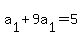 a%5B1%5D%2B9a%5B1%5D=5