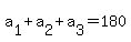 a%5B1%5D%2Ba%5B2%5D%2Ba%5B3%5D=180
