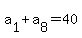 a%5B1%5D%2Ba%5B8%5D=40