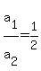 a%5B1%5D%2Fa%5B2%5D+=+1%2F2