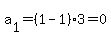 a%5B1%5D=%281-1%29%2A3=0