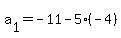 a%5B1%5D=-11-5%28-4%29