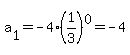 a%5B1%5D=-4%281%2F3%29%5E0=-4