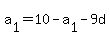 a%5B1%5D=10-a%5B1%5D-9d