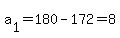 a%5B1%5D=180-172=8