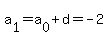 a%5B1%5D=a%5B0%5D%2Bd=-2