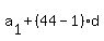 a%5B1%5D+%2B+%2844-1%29%2Ad