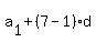 a%5B1%5D+%2B+%287-1%29%2Ad