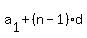 a%5B1%5D+%2B+%28n+-+1%29d