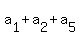 a%5B1%5D+%2B+a%5B2%5D+%2B+a%5B5%5D