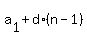 a%5B1%5D+%2B+d%2A%28n-1%29