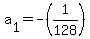 a%5B1%5D+=+-%281%2F128%29