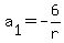 a%5B1%5D+=+-6%2Fr