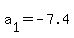 a%5B1%5D+=+-7.4
