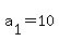a%5B1%5D+=+10