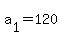 a%5B1%5D+=+120
