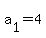 a%5B1%5D+=+4