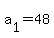 a%5B1%5D+=+48