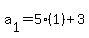 a%5B1%5D+=+5%281%29%2B3+