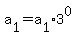a%5B1%5D+=+a%5B1%5D%2A3%5E0