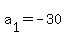 a%5B1%5D+=-30