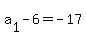 a%5B1%5D-6=-17