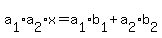 a%5B1%5Da%5B2%5Dx=a%5B1%5Db%5B1%5D%2Ba%5B2%5Db%5B2%5D