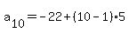 a%5B10%5D=-22%2B%2810-1%295