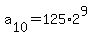 a%5B10%5D=125%2A2%5E9