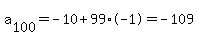 a%5B100%5D=-10%2B99%2A-1+=+-109