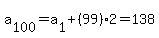 a%5B100%5D=a%5B1%5D%2B%2899%29%2A2+=+138