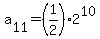 a%5B11%5D=%281%2F2%292%5E10