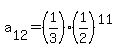 a%5B12%5D=%281%2F3%29%2A%281%2F2%29%5E%2811%29