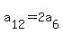a%5B12%5D+=+2a%5B6%5D