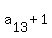 a%5B13%5D+%2B+1