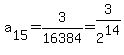 a%5B15%5D=3%2F16384=+3%2F2%5E14