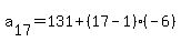 a%5B17%5D=131%2B%2817-1%29%28-6%29