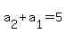 a%5B2%5D%2Ba%5B1%5D=5