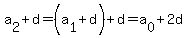 a%5B2%5D%2Bd=%28a%5B1%5D%2Bd%29%2Bd=a%5B0%5D%2B2d