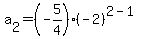 a%5B2%5D=%28-5%2F4%29%2A%28-2%29%5E%282-1%29