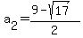 a%5B2%5D=%289-sqrt%2817%29%29%2F2