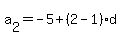 a%5B2%5D=-5%2B%282-1%29d