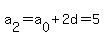 a%5B2%5D=a%5B0%5D%2B2d=5