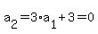 a%5B2%5D+=+3%2Aa%5B1%5D+%2B+3+=+0