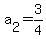 a%5B2%5D+=+3%2F4
