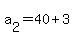 a%5B2%5D+=+40%2B3+