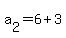 a%5B2%5D+=+6%2B3