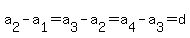 a%5B2%5D-a%5B1%5D=a%5B3%5D-a%5B2%5D=a%5B4%5D-a%5B3%5D=d