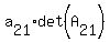 a%5B21%5D%2Adet%28A%5B21%5D%29