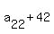 a%5B22%5D+%2B+42